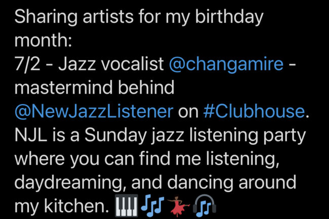 Special guest Jennifer Bowman celebrates The New Jazz Listener.