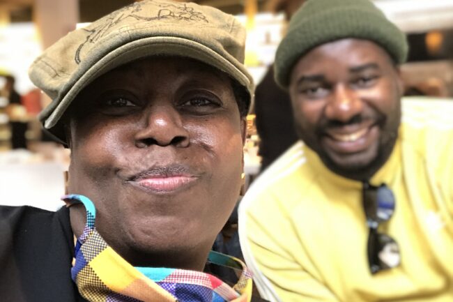 changamiré & Marvin first met in person in December 2021 at DC’s Austrian cafe, Kafe Leopold