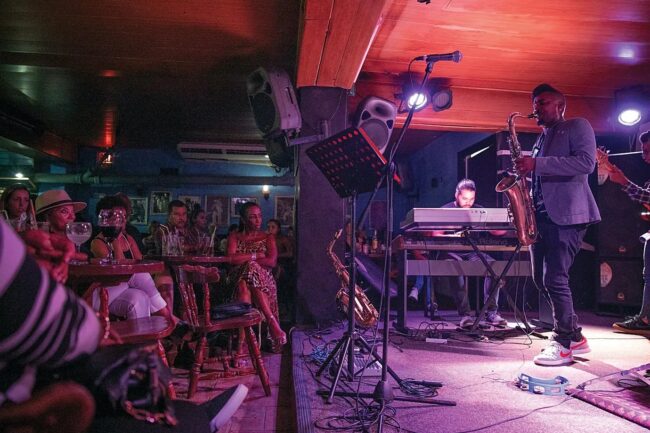 Past Guest Rick Banks referred to his favorite jazz club as "a hole in the wall in Havana" with a name he could not remember. We searched the web for jazz clubs in Havana and found La Zorra y El Cuervo.