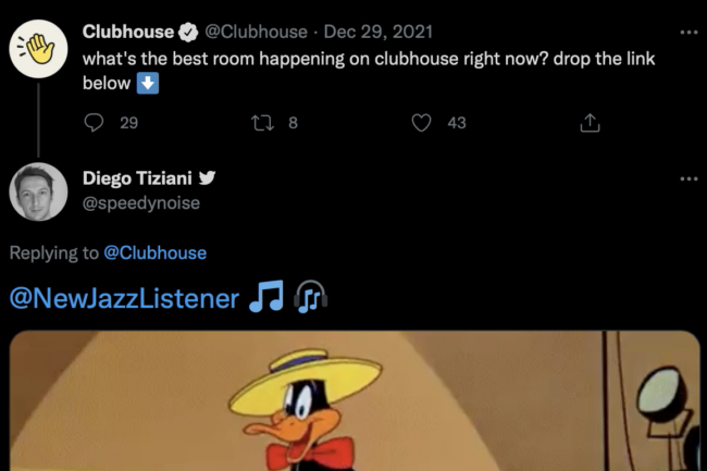 Diego Tiziani told Clubhouse that NJL was the best room happening on Clubhouse! 